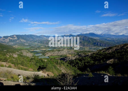 France, Alpes de Haute Provence and Hautes Alpes, Saulce the bottom, The Durance Valley Stock Photo