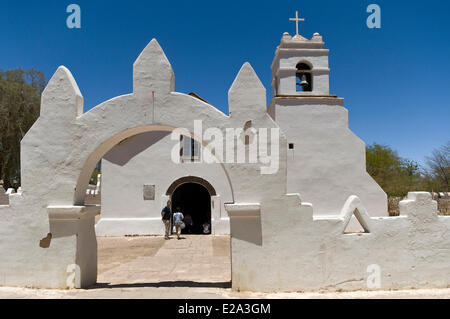 Chile, Antofagasta Region, El Loa province, Atacama Desert, oasis town of San Pedro Stock Photo