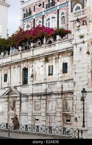 Portugal, Lisbon, Alfama district, the Palacete Chafariz d'El Rei ...