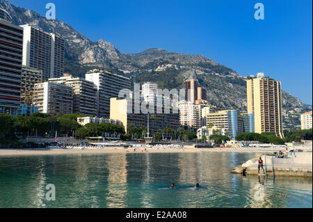 The Larvotto beach of Monaco Stock Photo - Alamy