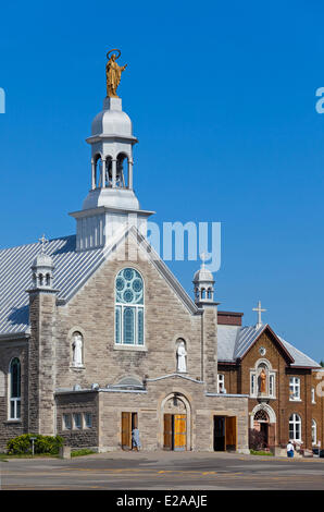Canada, Quebec Province, Montreal, the Shrine of the Sacred Heart, the Chapel Stock Photo