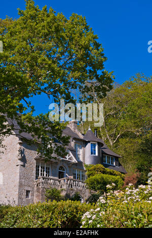 France, Finistere, Pont Aven, Theodore Botrel's house Stock Photo