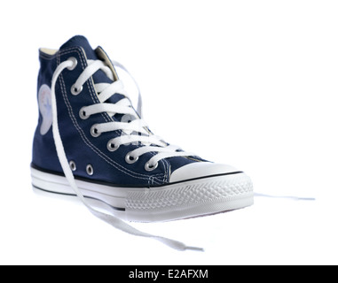 Blue Converse Chuck Taylor All Star shoe pair and box Stock Photo - Alamy