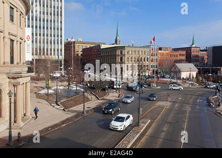 Canada, New Brunswick Province, Saint John, downtown, St. Patrick Street Stock Photo