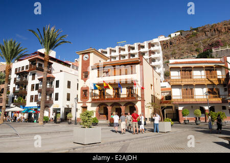 Spain, Canary Islands, La Gomera, San Sebastian de la Gomera, the City Hall Stock Photo
