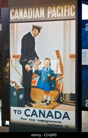 Canada, Nova Scotia, Halifax, Canadian museum of Immigration at Pier 21 Stock Photo