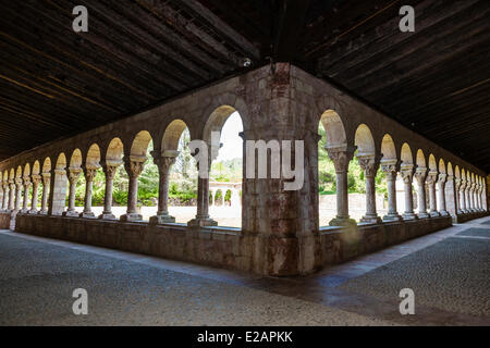 France, Pyrenees Orientales, Codalet, Saint Michel de Cuxa abbey, the convent