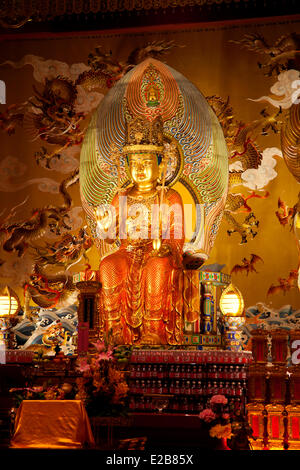 Singapore, Chinatown, Buddha Tooth Relic Temple and Museum Stock Photo