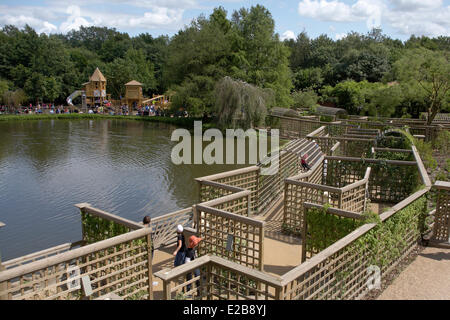 France, Vendee, Les Epesses, Le Puy du Fou amusement park, The Labyrinth of animals Stock Photo