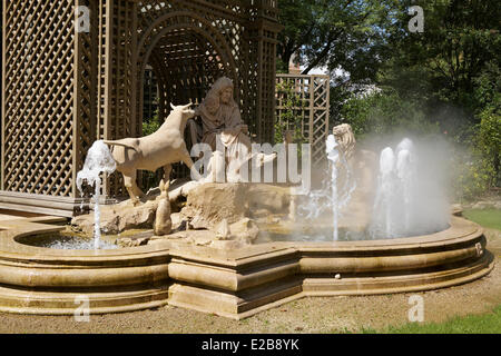 France, Vendee, Les Epesses, Le Puy du Fou amusement park, The Labyrinth of animals Stock Photo