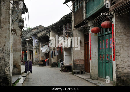 China, Guangxi province, Guilin region, near Yangshuo, Xingping Stock Photo