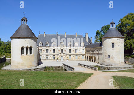 France, Cote d'Or, Bussy le Grand, Chateau de Bussy Rabutin Stock Photo