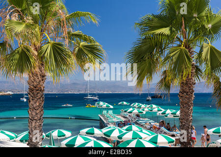 France, Alpes Maritimes, Antibes, Garoupe Beach Stock Photo