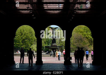 The lower passage of Bethesda Terrace, Central Park, upper Manhattan, New  York city, USA Stock Photo - Alamy