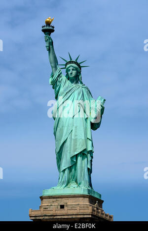 United States, New York City, Liberty Island, Statue of Liberty listed as World Heritage by UNESCO Stock Photo