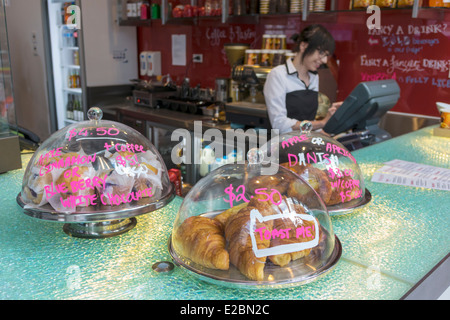 Brisbane Australia,Mary Street,Four Points by Sheraton,hotel,lobby,snack bar,deli,counter,croissant,AU140315005 Stock Photo