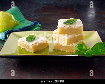 Lemon Squares Stock Photo