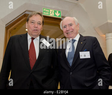 Former Prime Minister John Howard at the NSW Liberal Campaign Launch at ...
