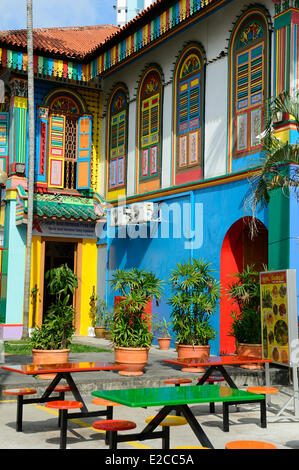 Singapore, Little India area, the Tan Teng Niah Villa (chinese business man) built in 1910 Stock Photo