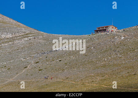 Greece, Macedonia, Thrace, Mount Olympus National Park, listed as Biosphere Reserve by UNESCO, Mount Olympus Stock Photo