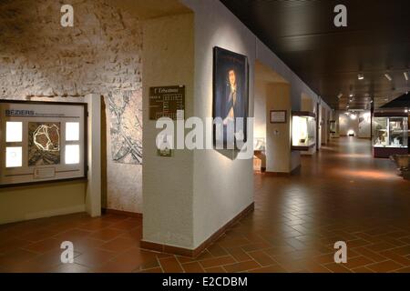 France, Herault, Beziers, Museum of Biterrois, sculptures of the ...