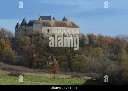 France, Indre, Berry, Natural Regional Park of La Brenne, Rosnay, Bouchet castle Stock Photo