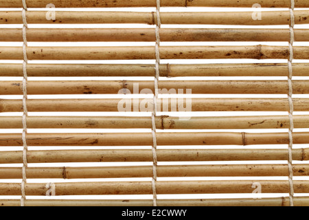 bamboo blind for use as nature background Stock Photo