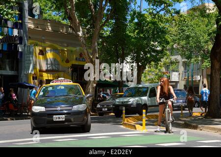 Argentina Buenos Aires Palermo district plazoleta Julio Cortaza Stock Photo