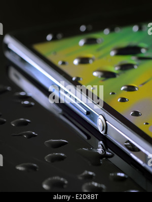 waterproof smartphone Stock Photo