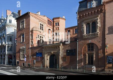 France, Haute Garonne, Toulouse, Hotel du Vieux Raisin, Mansion house (Hotel Beringuier Maynier) Stock Photo
