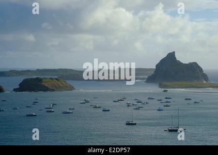 Brazil Pernambuco state island Fernando de Noronha the eastern tip of the island Stock Photo