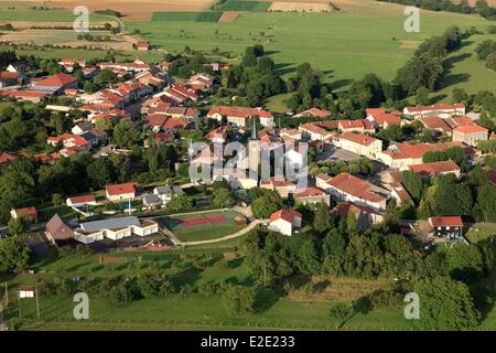 France Meurthe et Moselle Saintois village Diarville (aerial view) Stock Photo