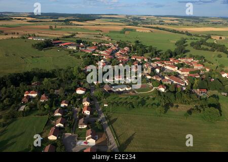 France Meurthe et Moselle Saintois village Diarville (aerial view) Stock Photo