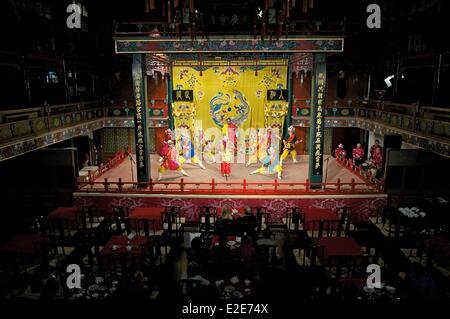 China, Beijing, Xuanwu District, Huguang Guild Hall, traditional Beijing Opera Stock Photo