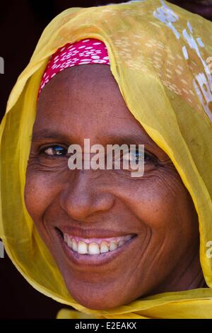 Ethiopia, Amhara region, Bahir Dar, woman portrait Stock Photo