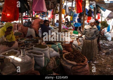 Ethiopia, Amhara region, Bahir Dar, at the market Stock Photo