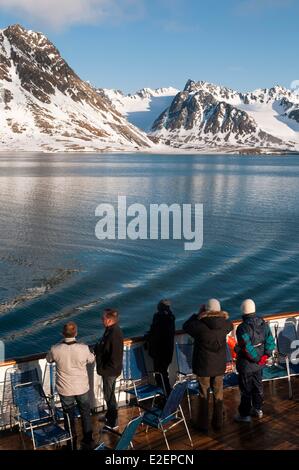 Norway, Svalbard Islands, Spitzbergen, Magdalene fjord Stock Photo