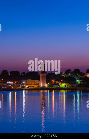 Spain, Balearic Islands, Majorca, Palma de Majorca, lighthouse Stock Photo