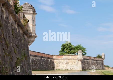 France Charente Maritime Brouage Royal city the ramparts birthtown of Samuel de Champlain founder of French settlement in Quebec Stock Photo