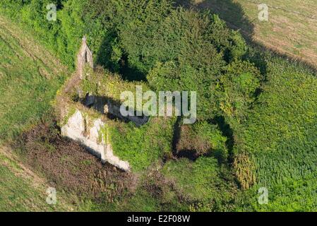 France Calvados Sainte Honorine des Pertes Saint Simeon chapel built in the 13th or 14th century rebuilt in the nineteenth and Stock Photo