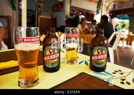 France, Reunion island (French overseas department), Cilaos, Dodo beer, produced and marketed by Bourbon breweries Stock Photo