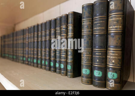 France, Vosges (88), Neufchateau, inside view of the old courthouse, Napoleonic Code Stock Photo