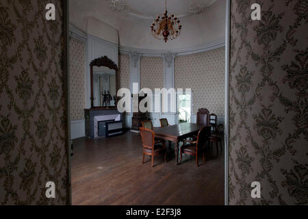 France, Vosges (88), Neufchateau, inside view of the old courthouse, meeting room Stock Photo