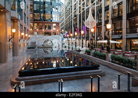 Canada Quebec province Montreal the Underground City the Ruelle des Fortifications in the atrium of the World Trade Center the Stock Photo