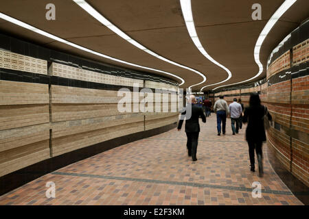 Canada, Quebec province, Montreal, the Underground City, pedestrian tunnel Stock Photo