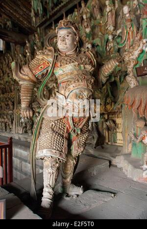 China Shanxi Province Qiaotou vilage Shuanglin Temple Song Yuan and Ming Dynasty listed as World Heritage by UNESCO Weituo Stock Photo