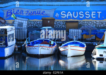 France, Bouches du Rhone, Blue Coast, Sausset les Pins Stock Photo