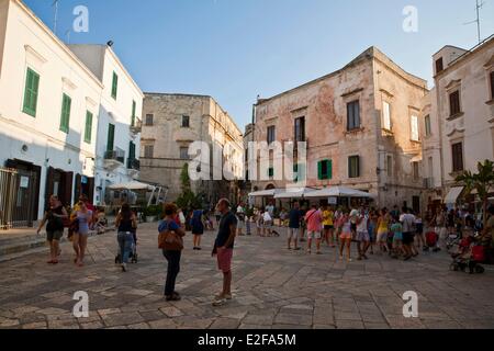 Italy, Puglia, Polignano a Mare, old town Stock Photo