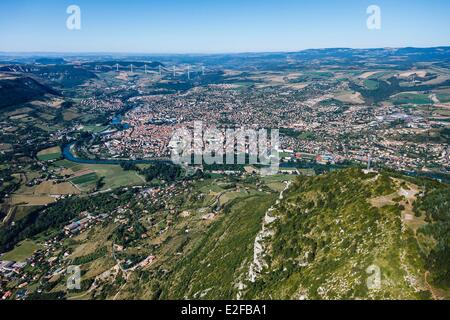 France Aveyron Parc Naturel Regional des Grands Causses (Natural Regional Park of Grands Causses) Millau the Pouncho d'Agast Stock Photo