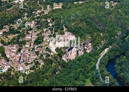 France Tarn et Garonne Bruniquel labelled Les Plus Beaux Villages de France (The Most Beautiful Villages of France) the village Stock Photo